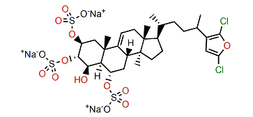 Dichlorotopsentiasterol sulfate D